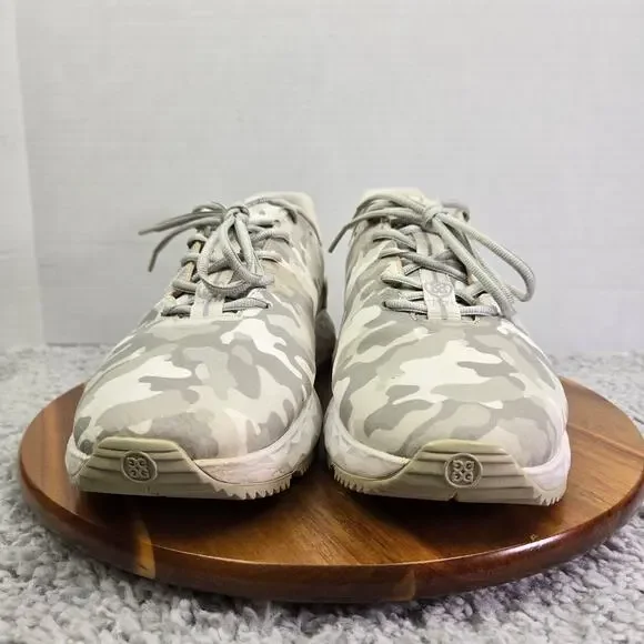 G/Fore G4 MG4+ Gray Camo Athletic Casual Lace Up Spikeless Golf Shoe Mens 11.5